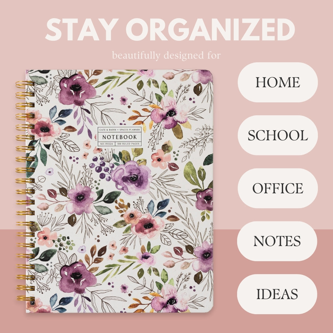 Lined Notebook | Autumn Amethyst