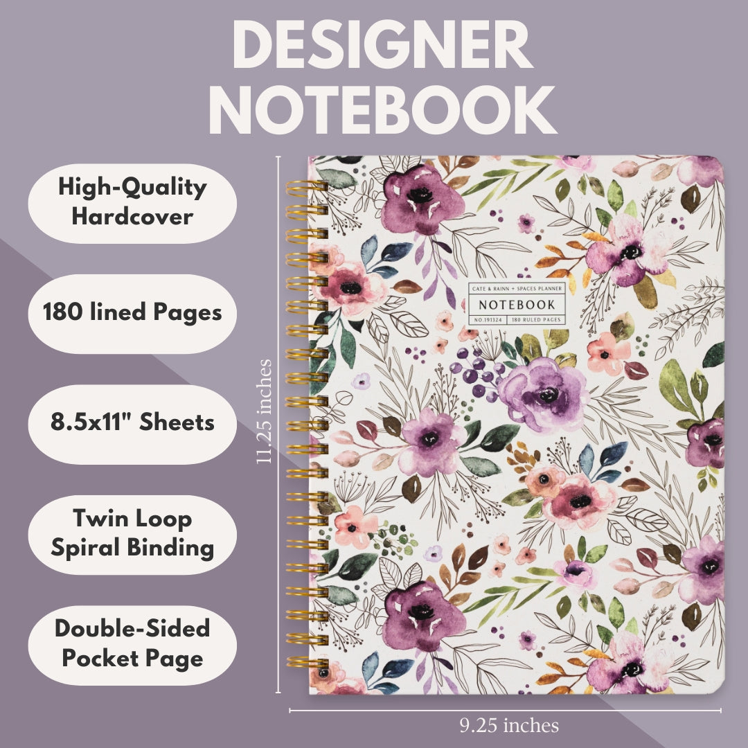 Lined Notebook | Autumn Amethyst