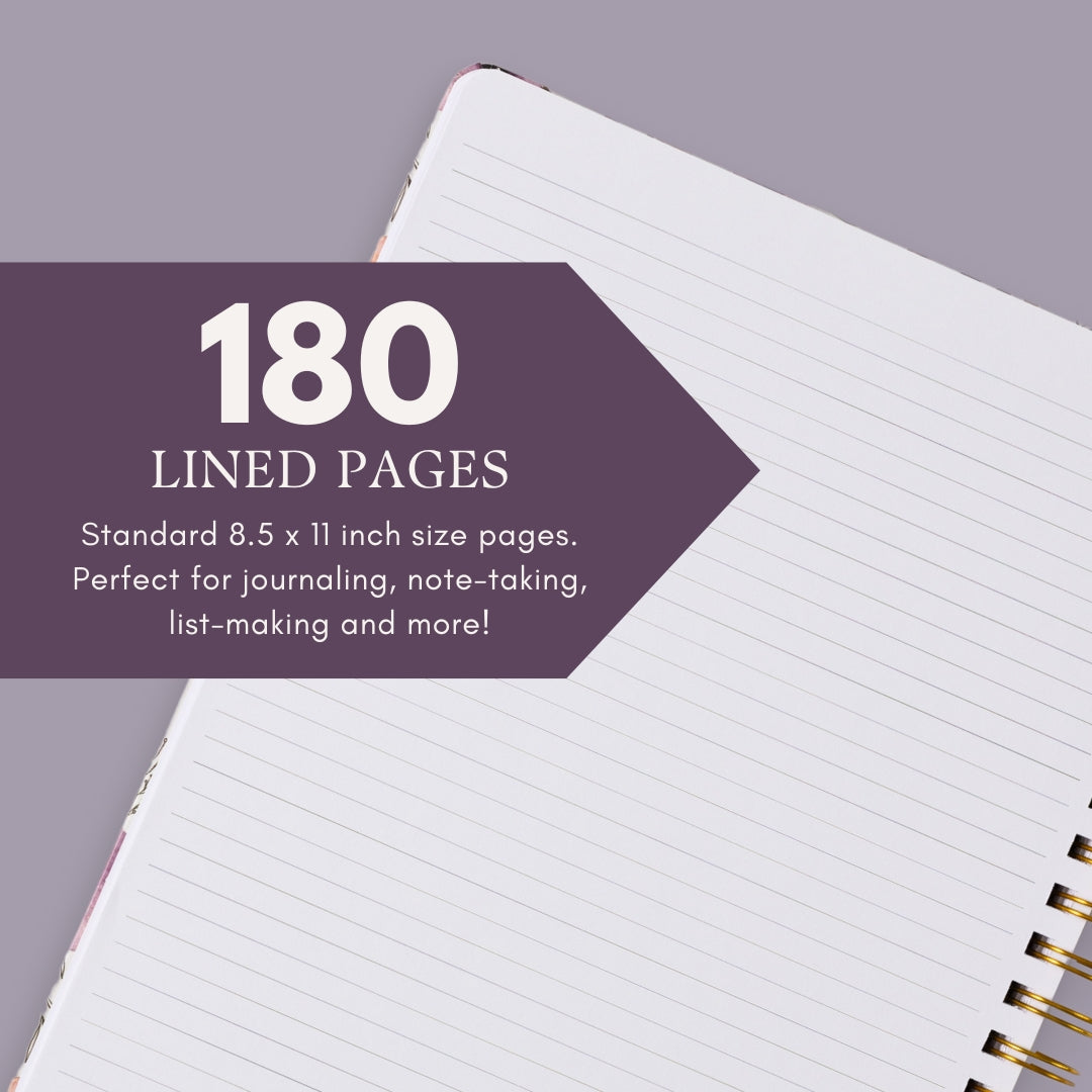 Lined Notebook | Autumn Amethyst