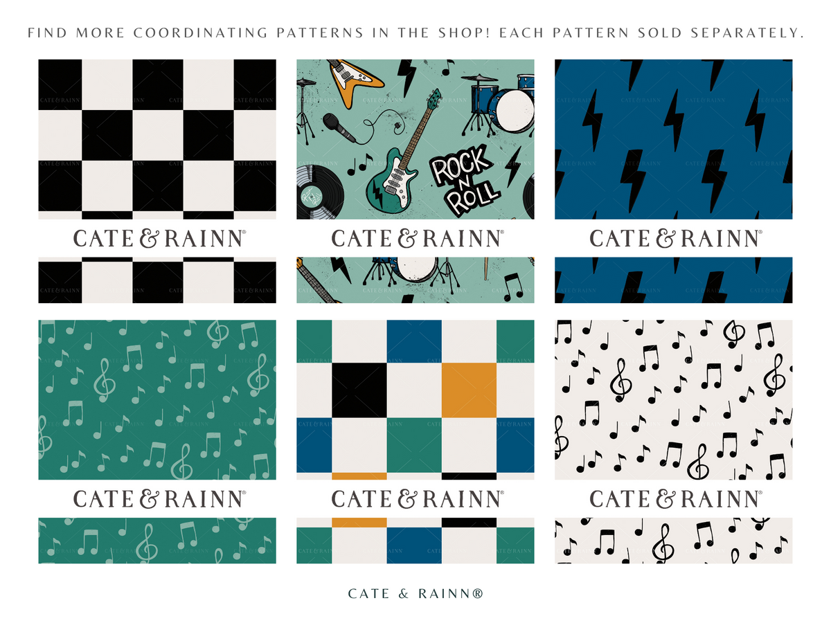 A Rock-N-Roll collection by Cate &amp; Rainn® Each design sold separately.