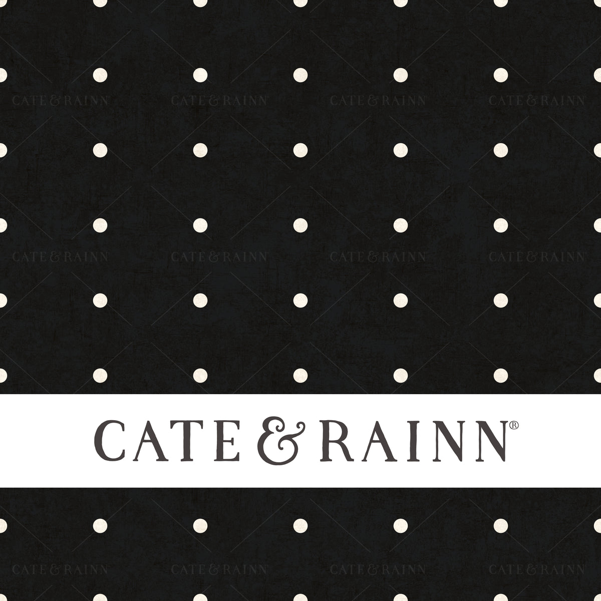 Simple textured polka dots seamless pattern design by Cate and Rainn