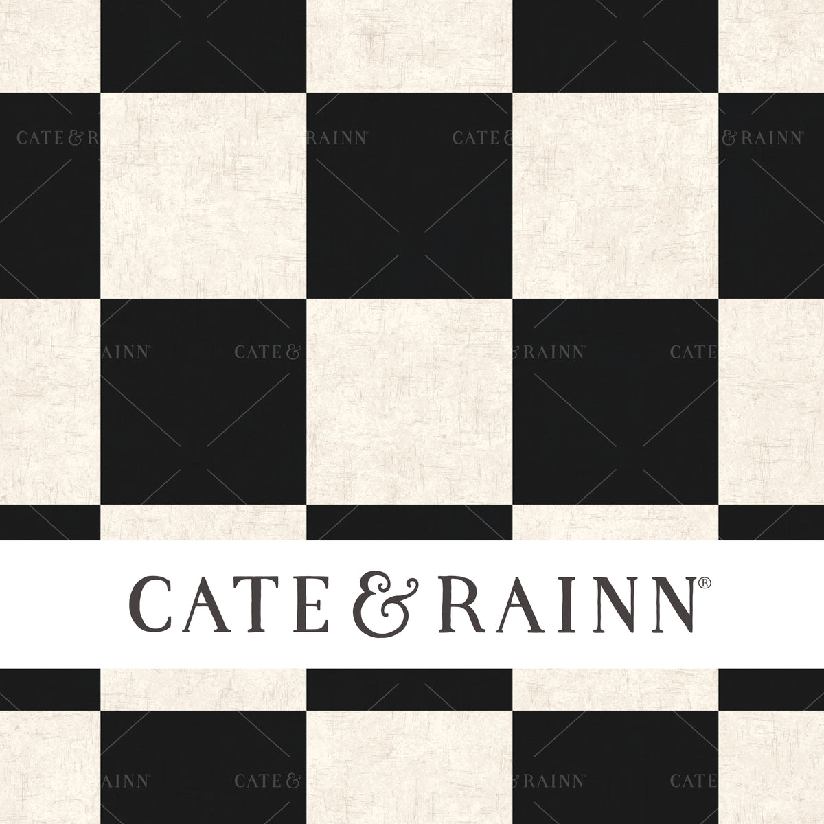 Vintage black and white checkerboard seamless pattern design