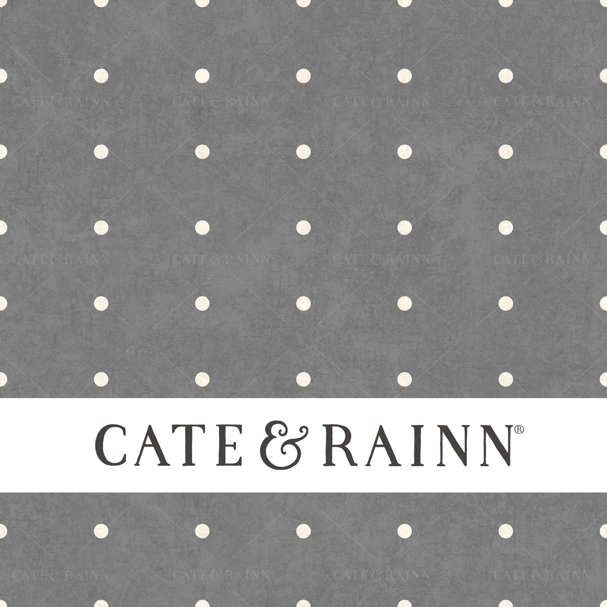 Simple textured polka dots seamless pattern design by Cate and Rainn