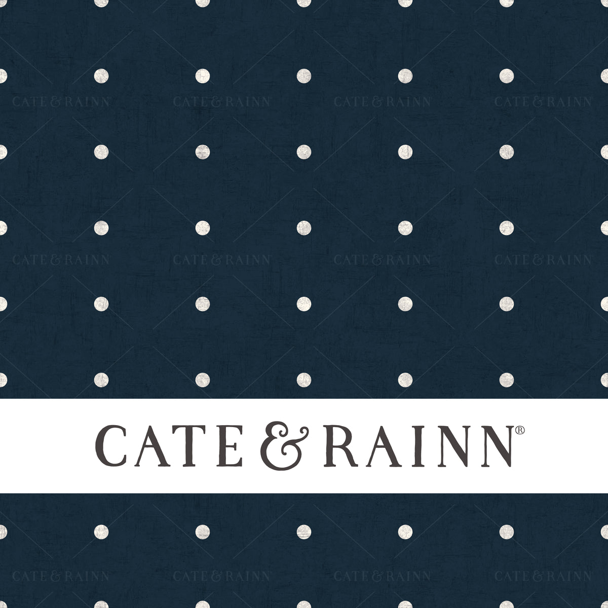 Simple textured polka dots seamless pattern design by Cate and Rainn