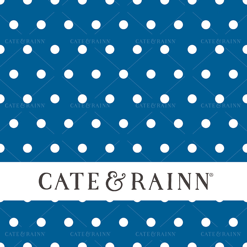 Bright Blue Polka Dots Seamless Pattern | Birthday Bash Collection