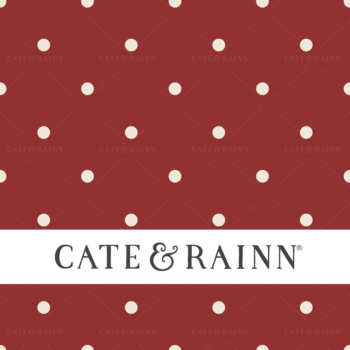 Red Polka Dot Seamless Pattern | Briar and Pine Collection