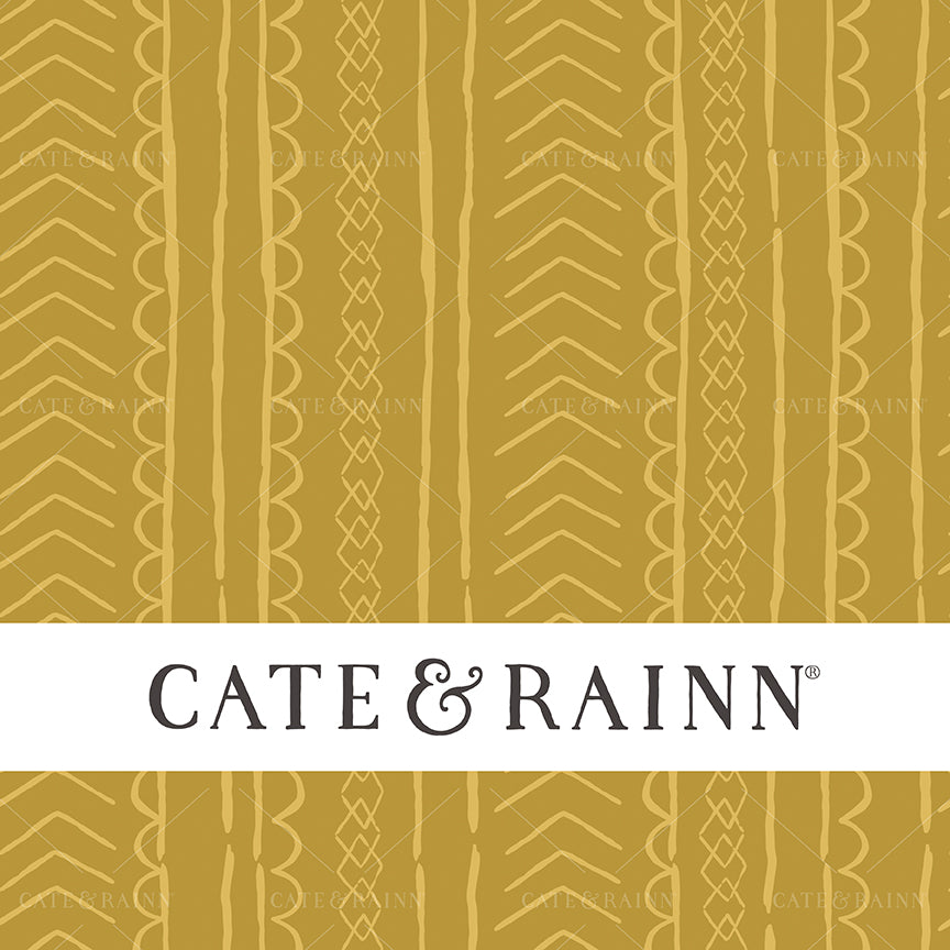 Boho Hand-Drawn Stripe Seamless Pattern Design by Cate &amp; Rainn