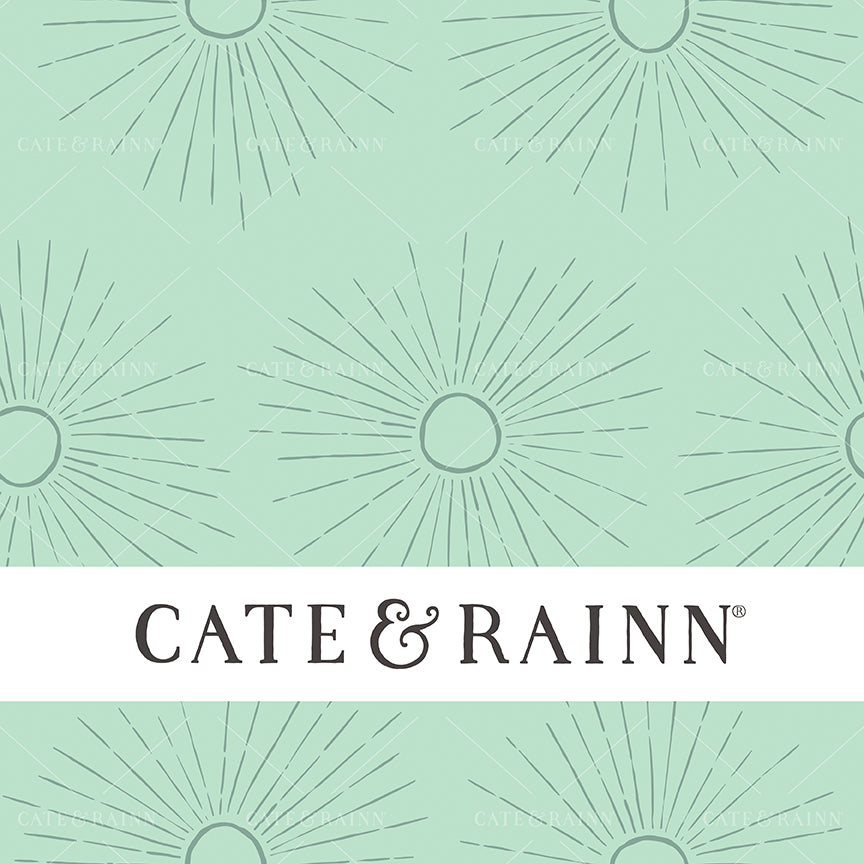 Hand-Drawn Boho Sunburst Seamless Pattern by Cate and Rainn