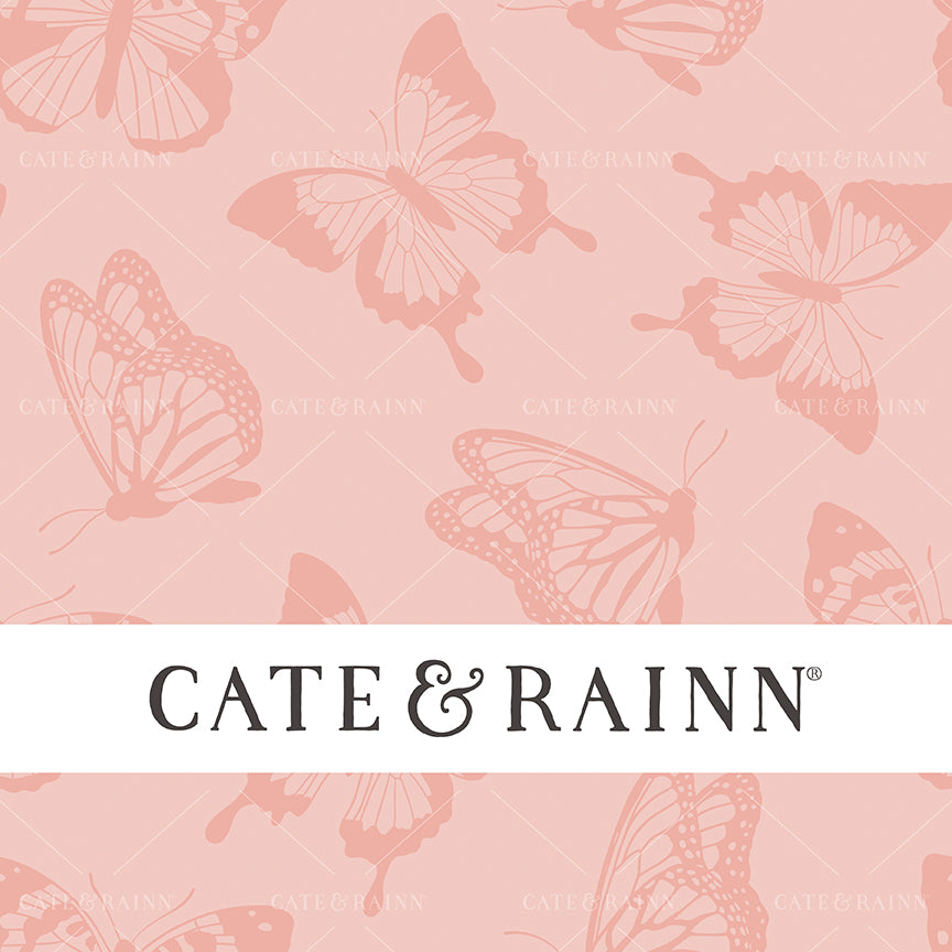 Pink Butterfly Seamless Pattern File by Cate &amp; Rainn