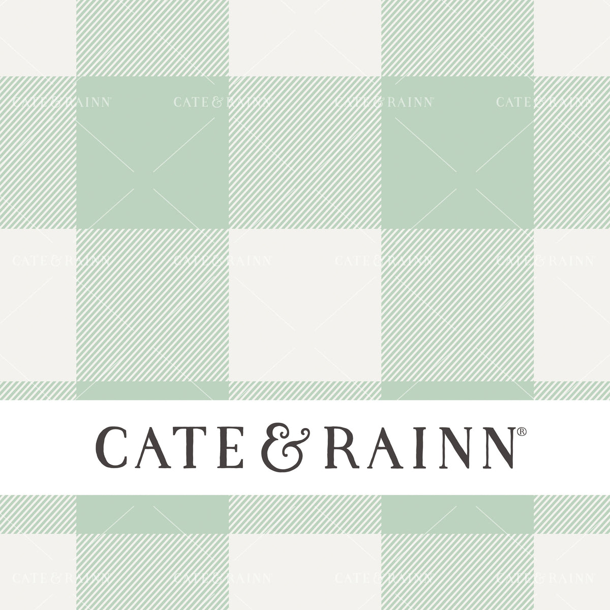 Mint Green Plaid Seamless Pattern | Desert Shine Collection