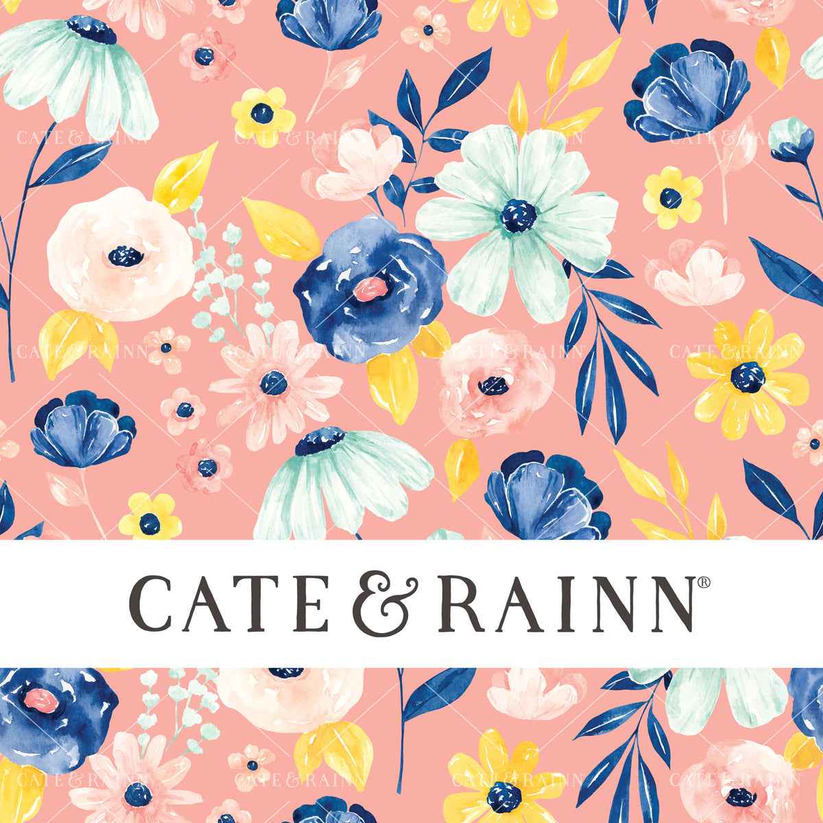 Eliza Floral on Pink Seamless Pattern | Eliza Collection