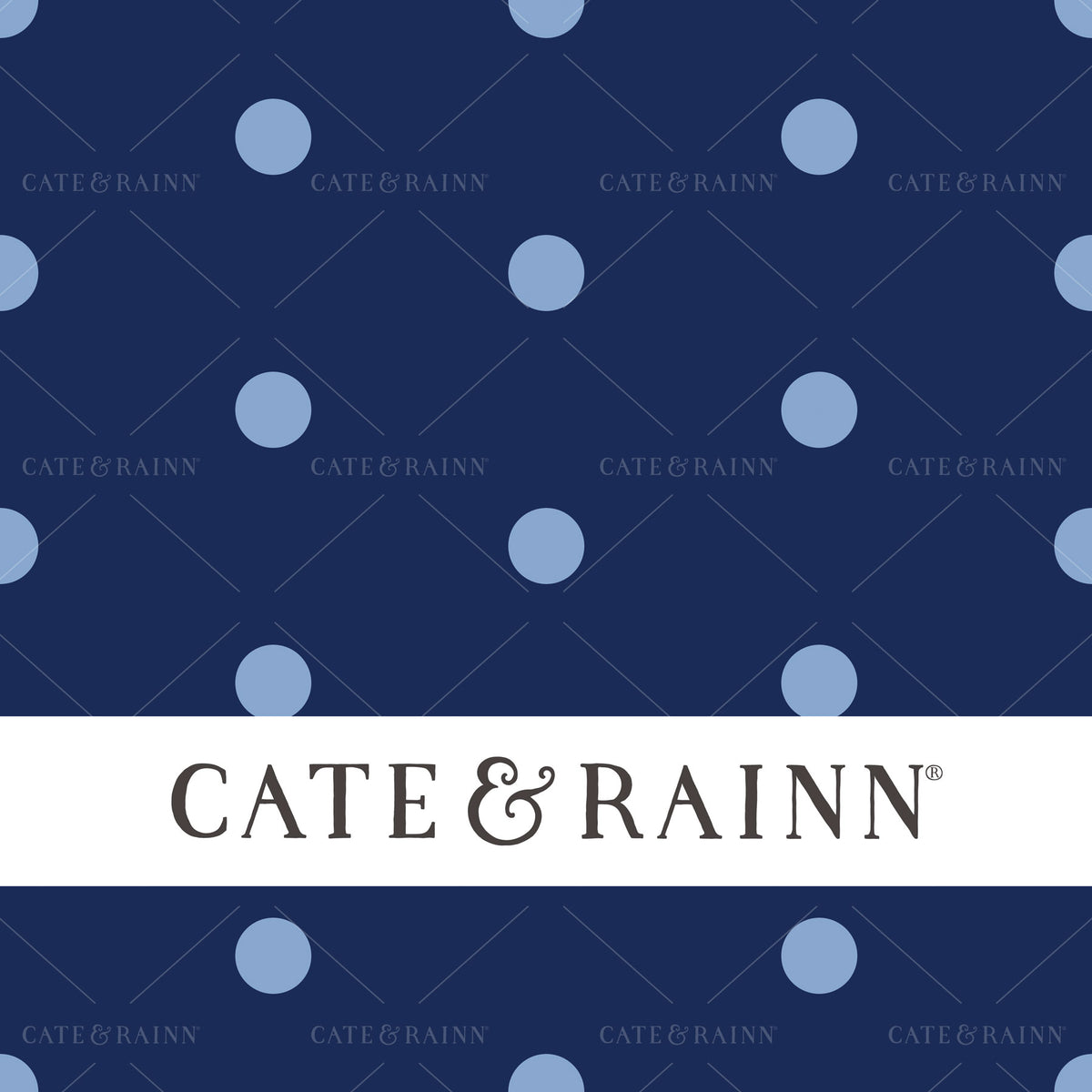 Royal Blue Polka Dot Seamless Pattern | Eliza Collection