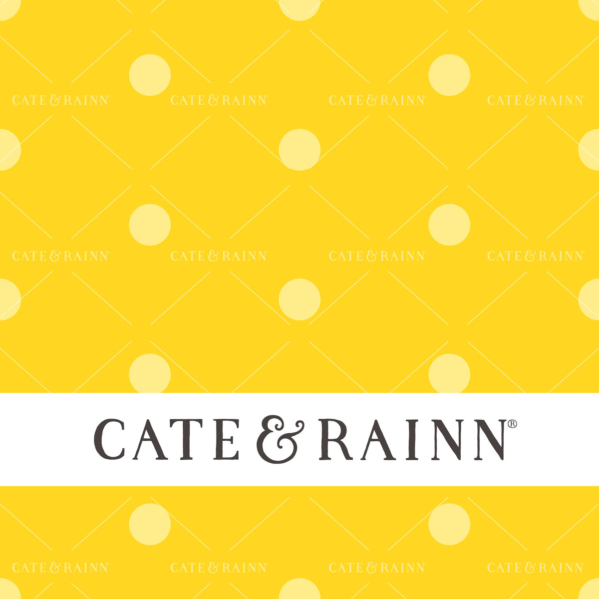 Bright Yellow Polka Dot Seamless Pattern | Eliza Collection