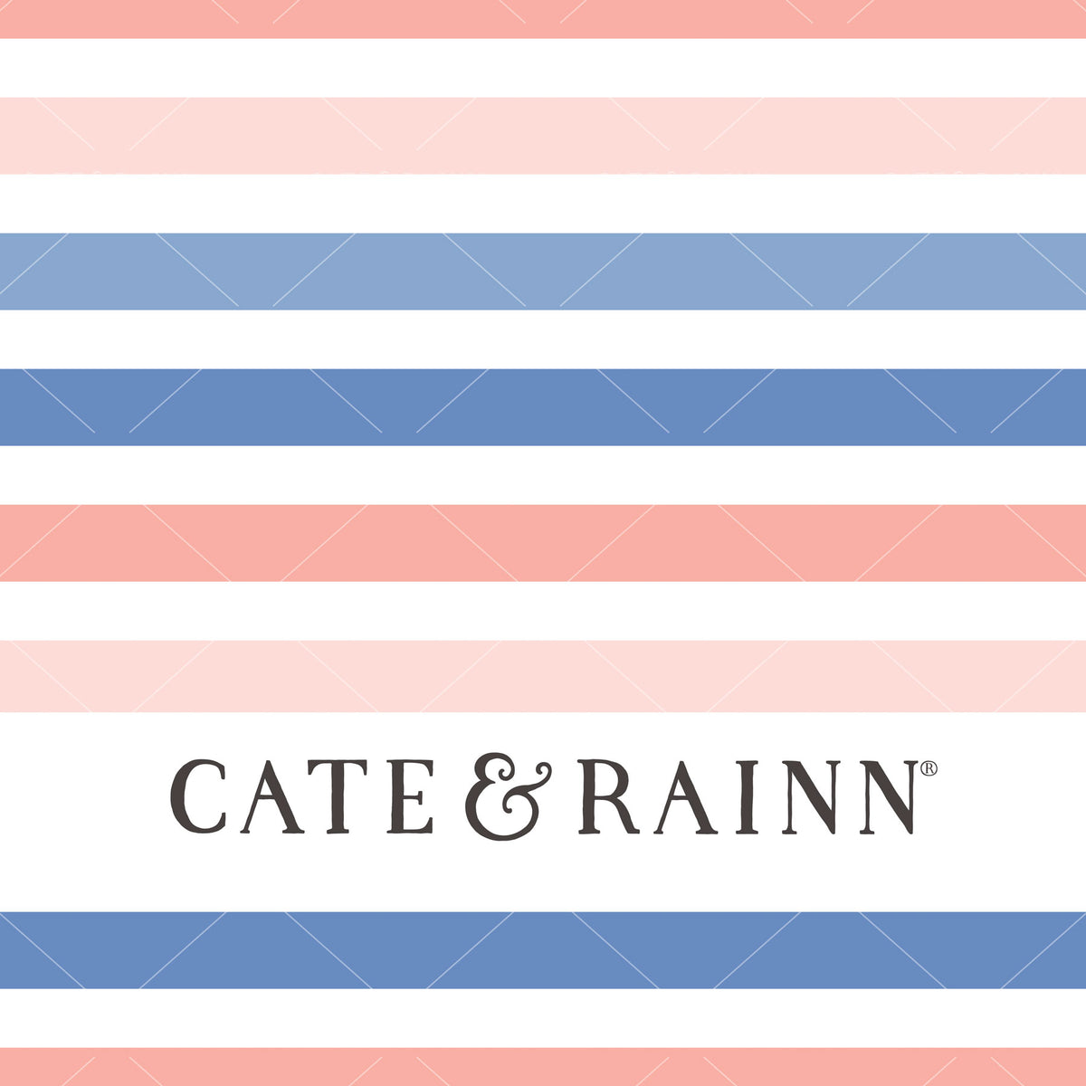 Pastel Pink and Blue Stripes Seamless Pattern | Eliza Collection