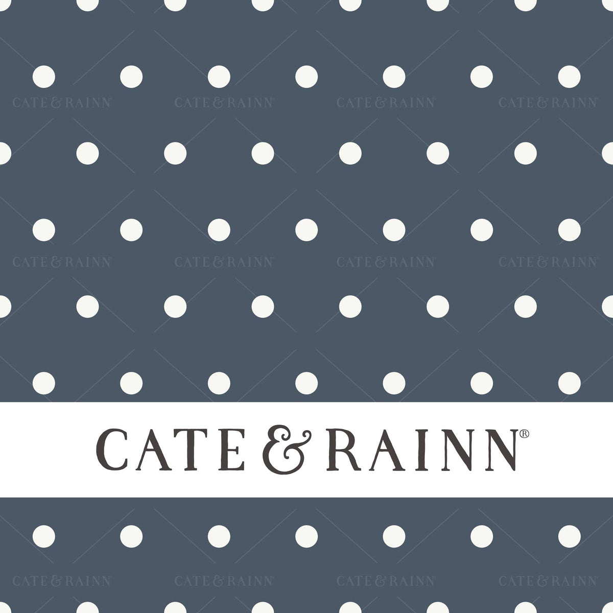 Country Blue Polka Dot Seamless Pattern | Farm and Meadow Collection