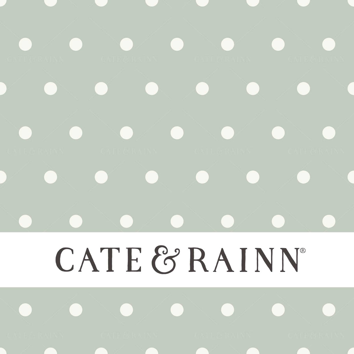 Mint Blue Polka Dot Seamless Pattern | Farm and Meadow Collection