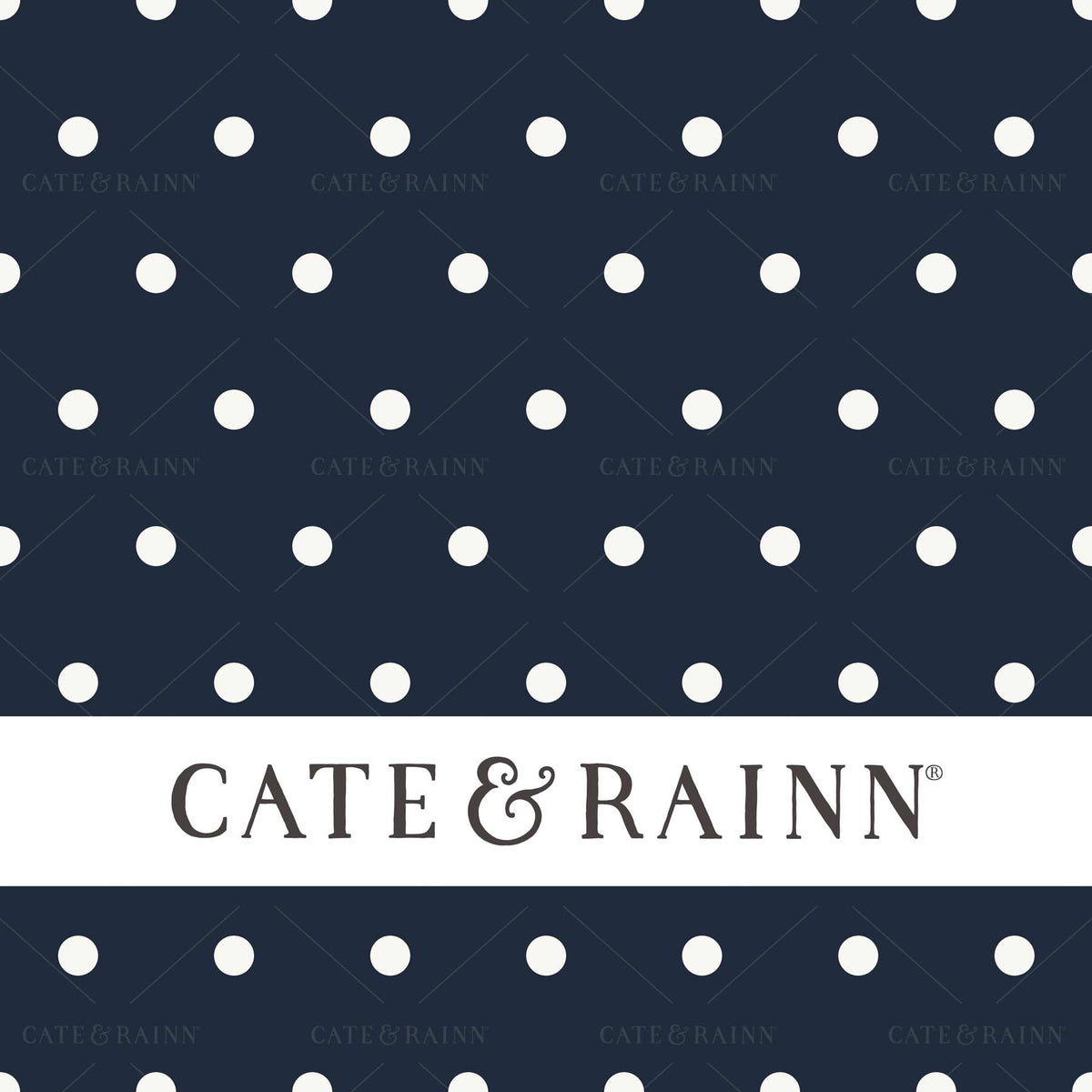 Navy Blue Polka Dot Seamless Pattern | Farm and Meadow Collection