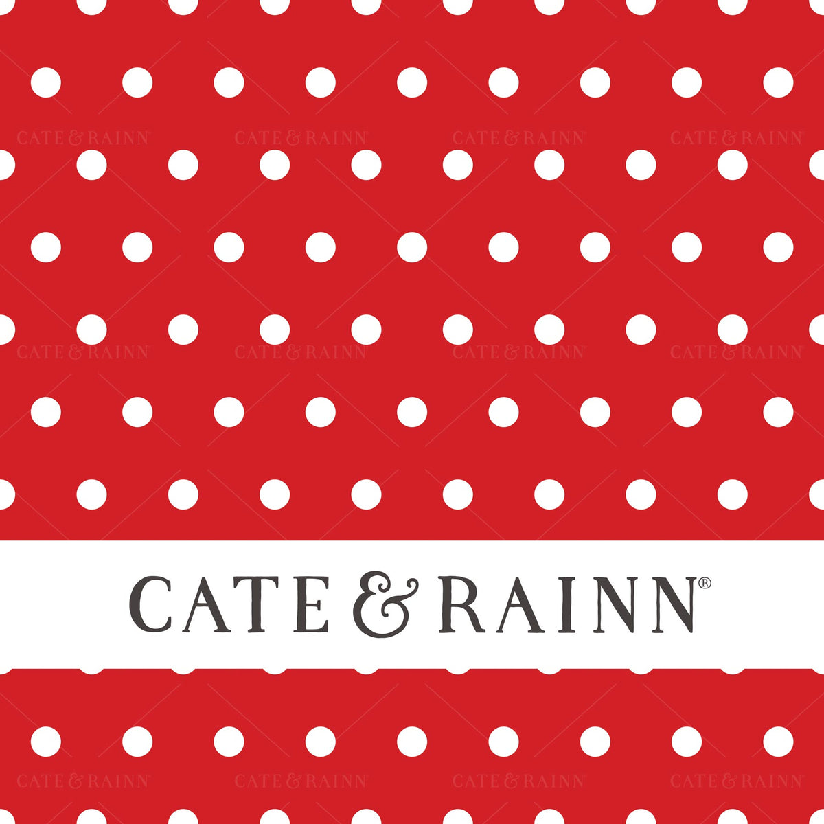 Strawberry Red Polka Dots Seamless Pattern | Lemon Squeezy Collection