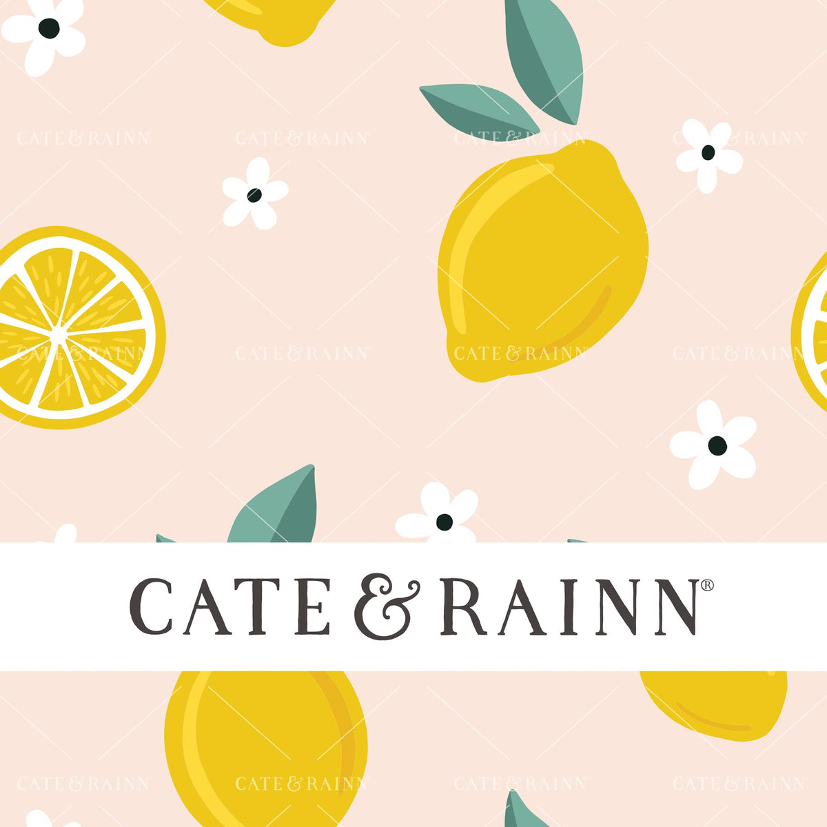 Pink Lemons Seamless Pattern | Lemon Squeezy Collection