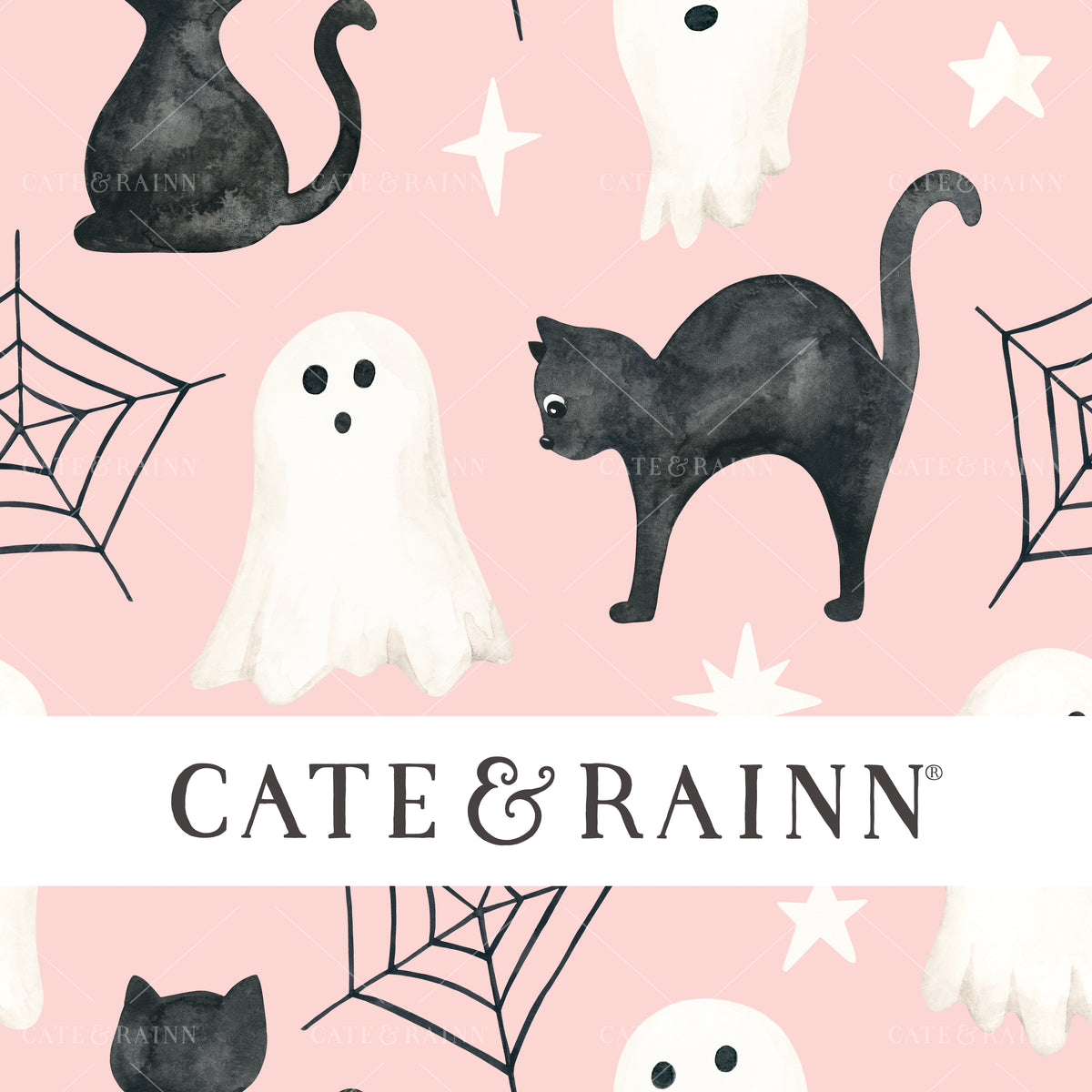 Happy Halloween Seamless Pattern File by Cate and Rainn®