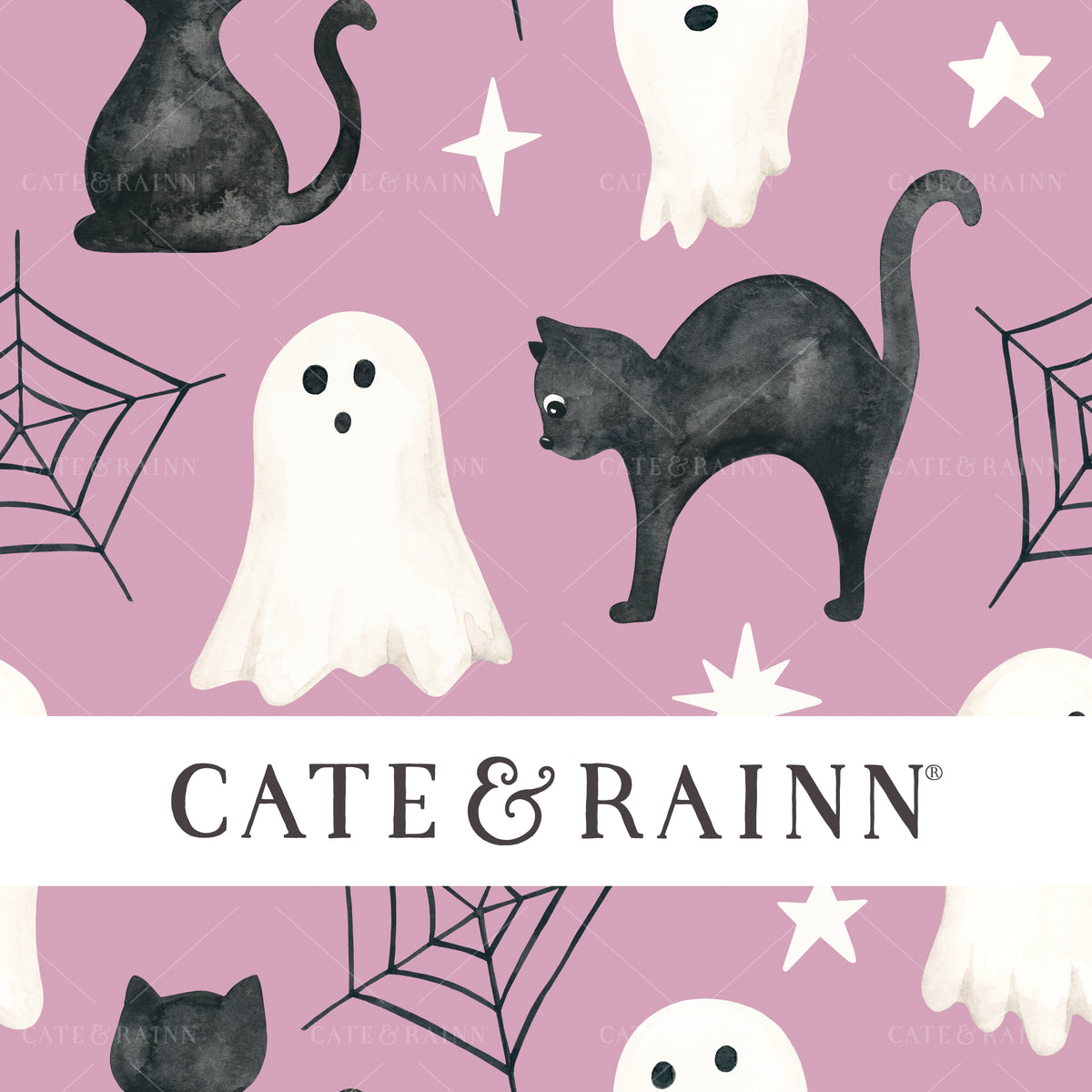 Happy Halloween Seamless Pattern File by Cate and Rainn®