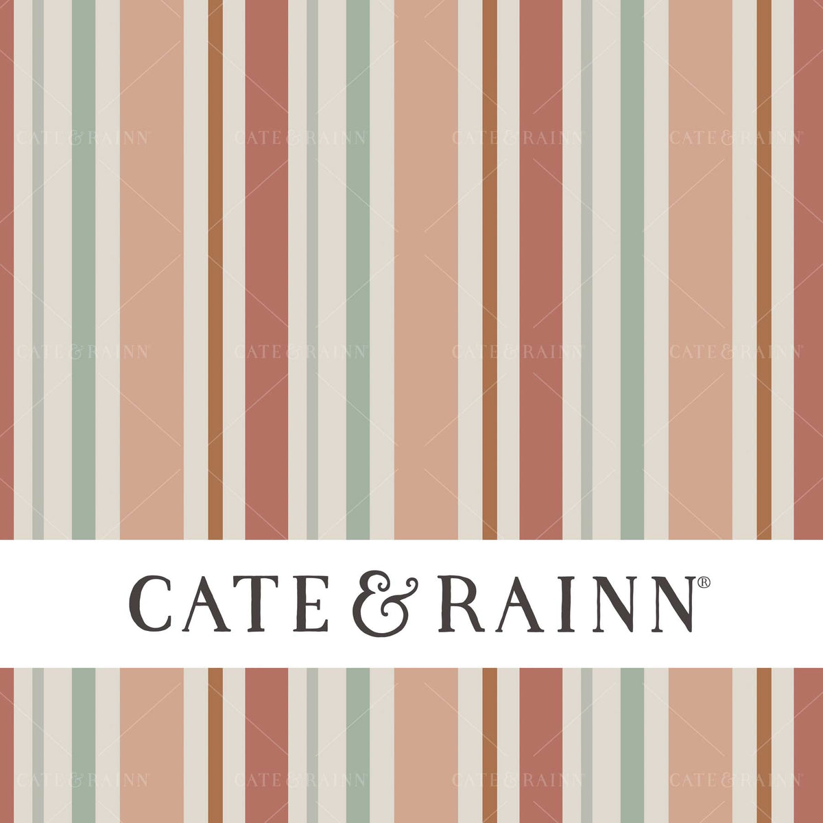Cowgirl Stripe Seamless Pattern | Montana Bloom Collection