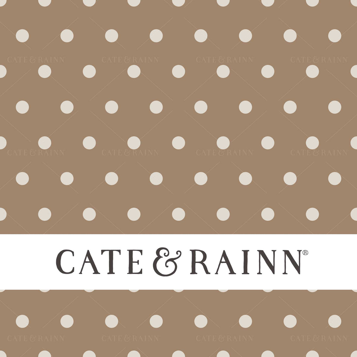 Light Brown Polka Dot Seamless Pattern | Montana Bloom Collection