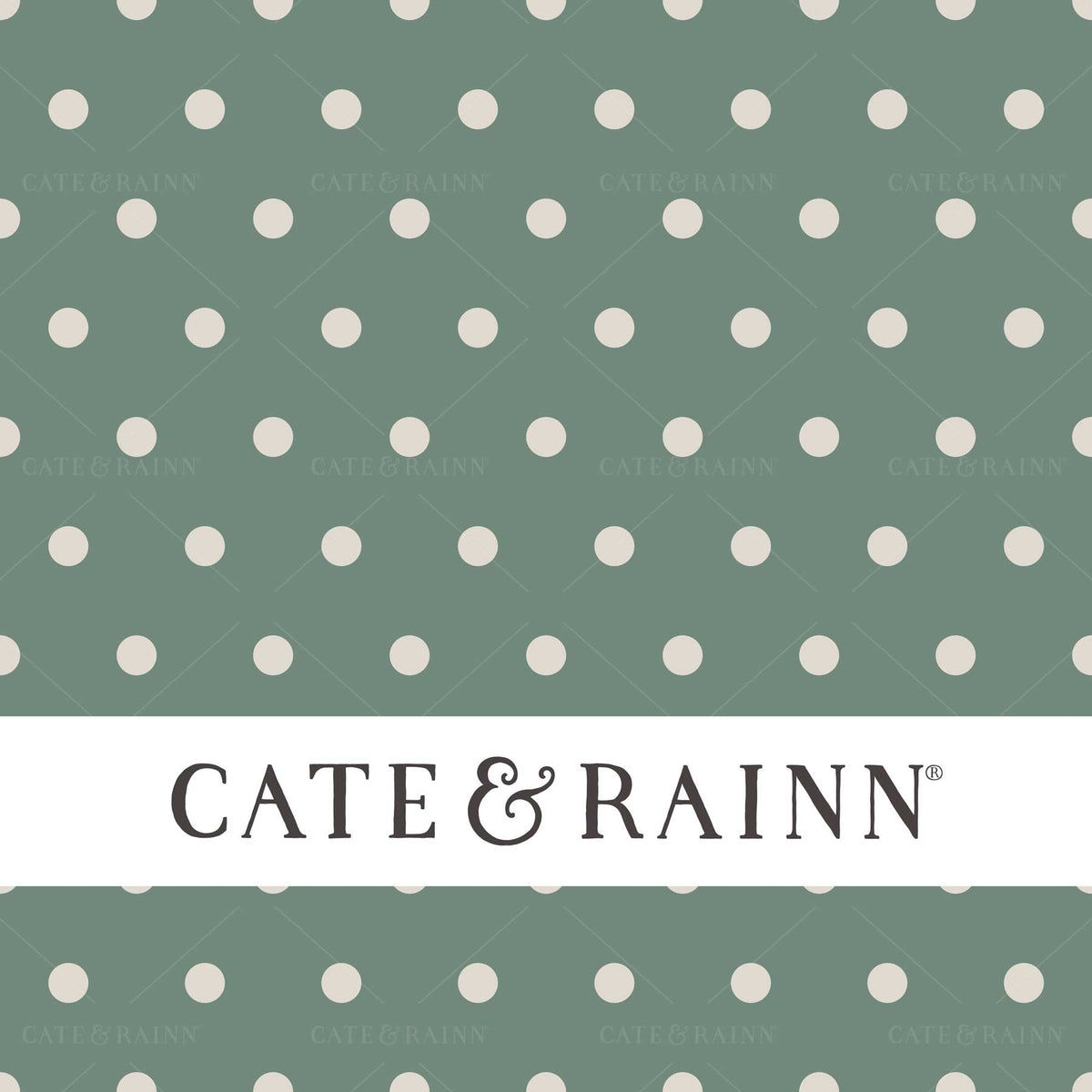Teal Blue Polka Dot Seamless Pattern | Montana Bloom Collection