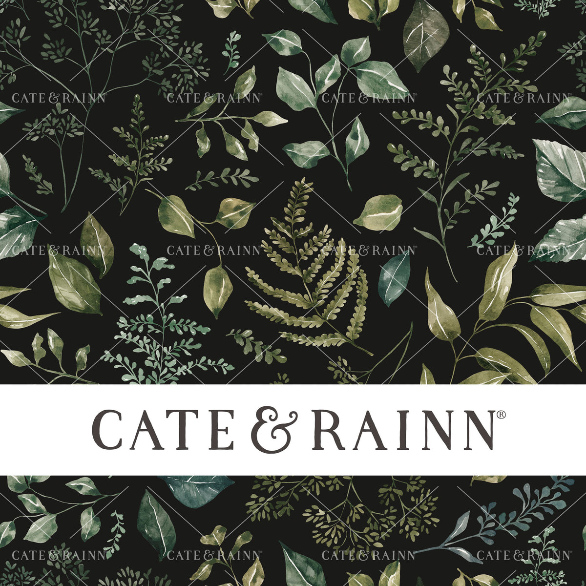 Dark Vintage Botanical Seamless Pattern | Moonlit Hollow Collection