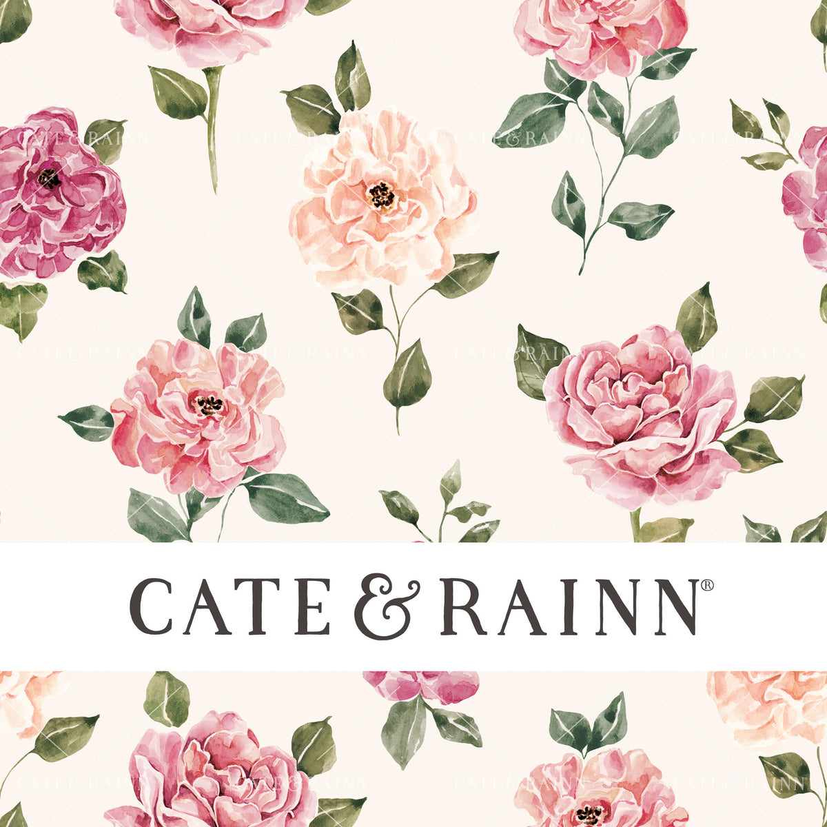 Light Romantic Vintage Rose Floral Seamless Pattern | Moonlit Hollow Collection