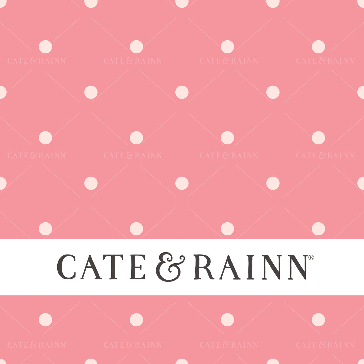Summer Polka Dot Seamless Pattern File by Cate and Rainn®