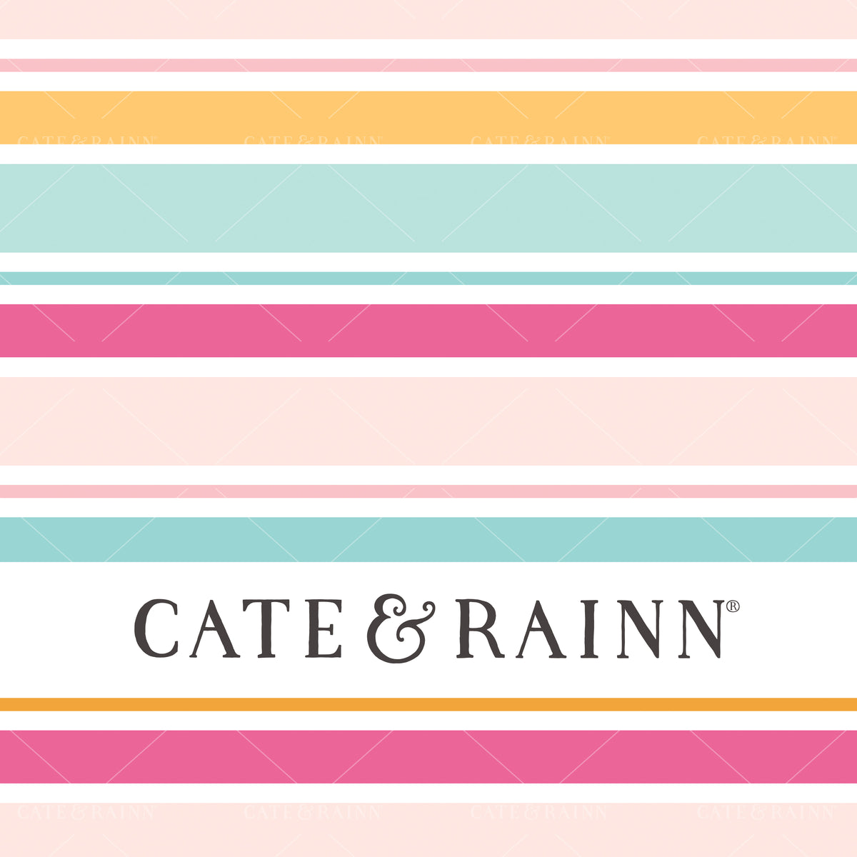 Colorful Summer Stripes Seamless Pattern File by Cate and Rainn®
