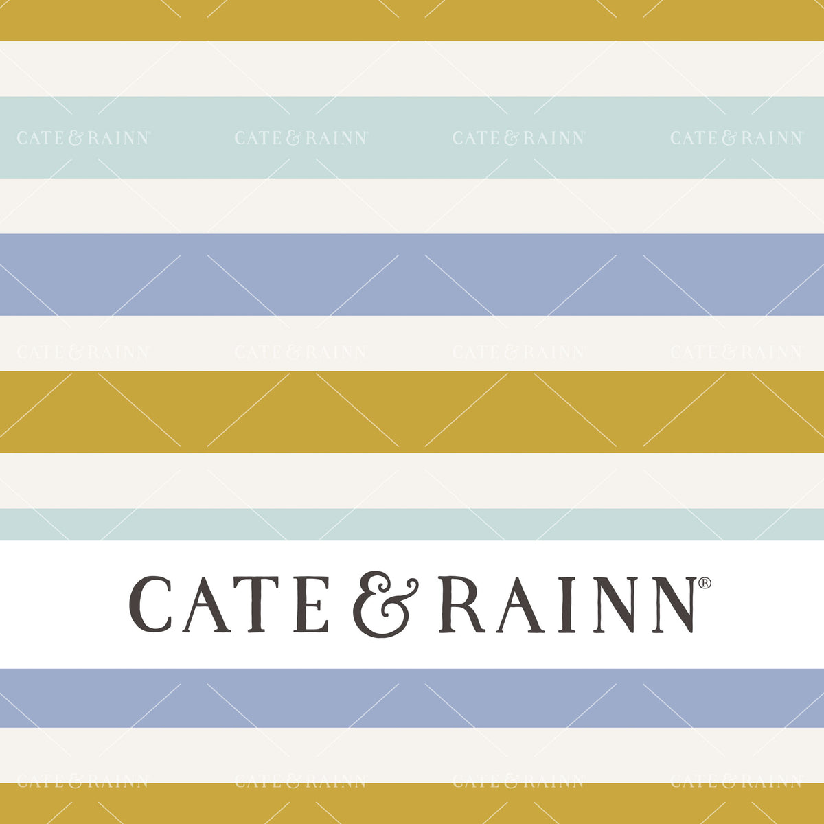 Blue and Yellow Stripes Seamless Pattern | Pet Shop Collection