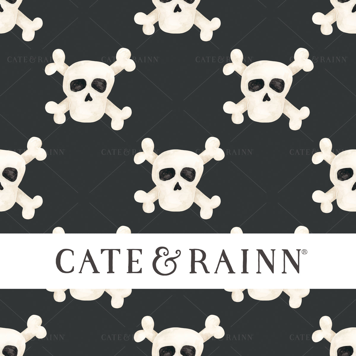 Hand-painted Pirates Ahoy Seamless Pattern by Cate &amp; Rainn®