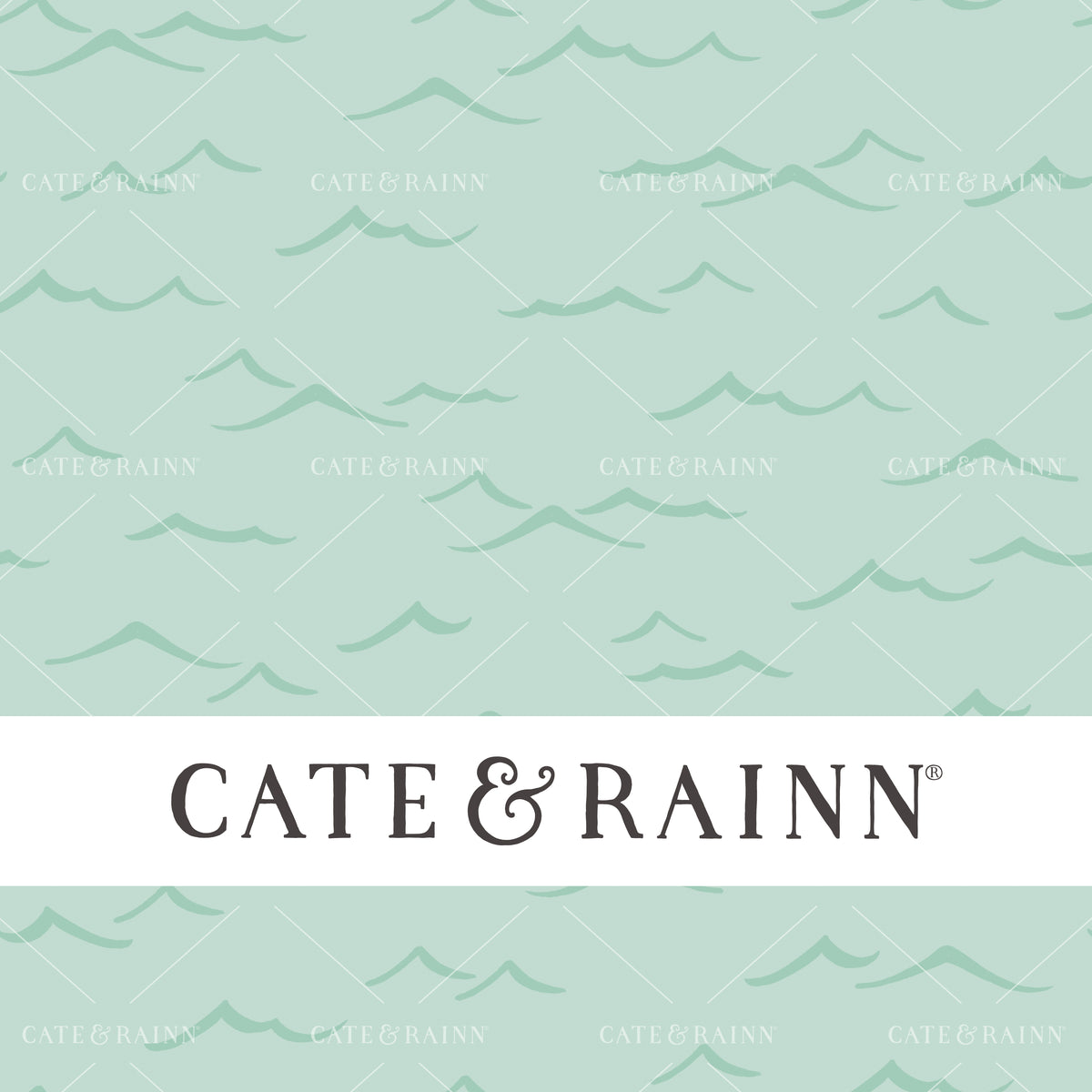 Ocean Waves Pirates Ahoy Seamless Pattern by Cate &amp; Rainn®