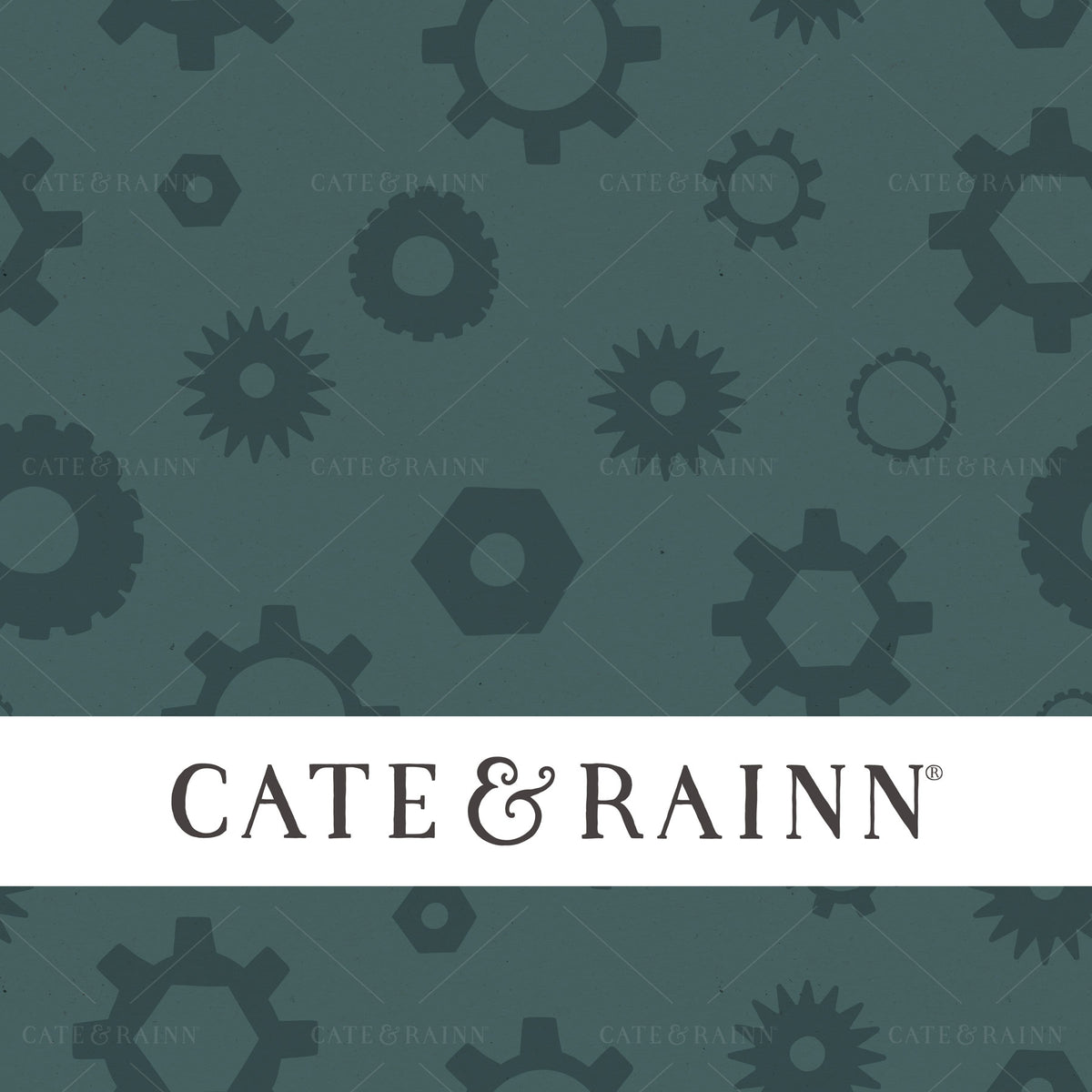 Blue Nuts and Bolts Seamless Pattern | Retro Kids Collection