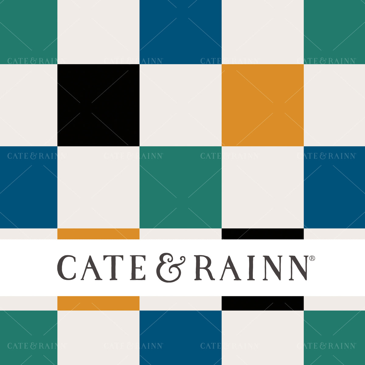 Checkerboard Seamless Pattern design by Cate and Rainn®