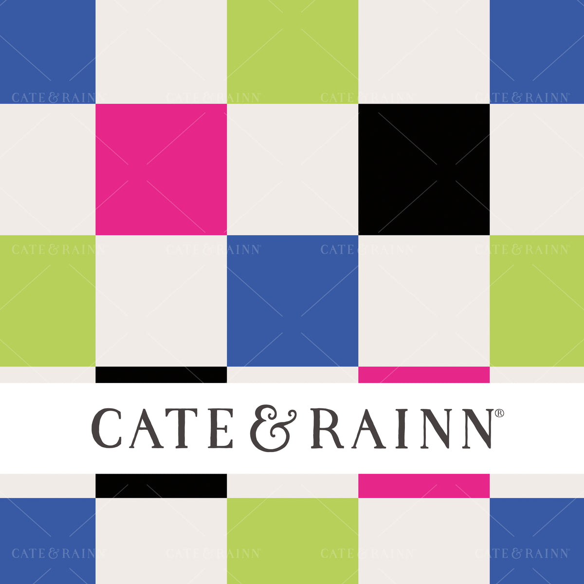 Checkerboard Seamless Pattern design by Cate and Rainn®