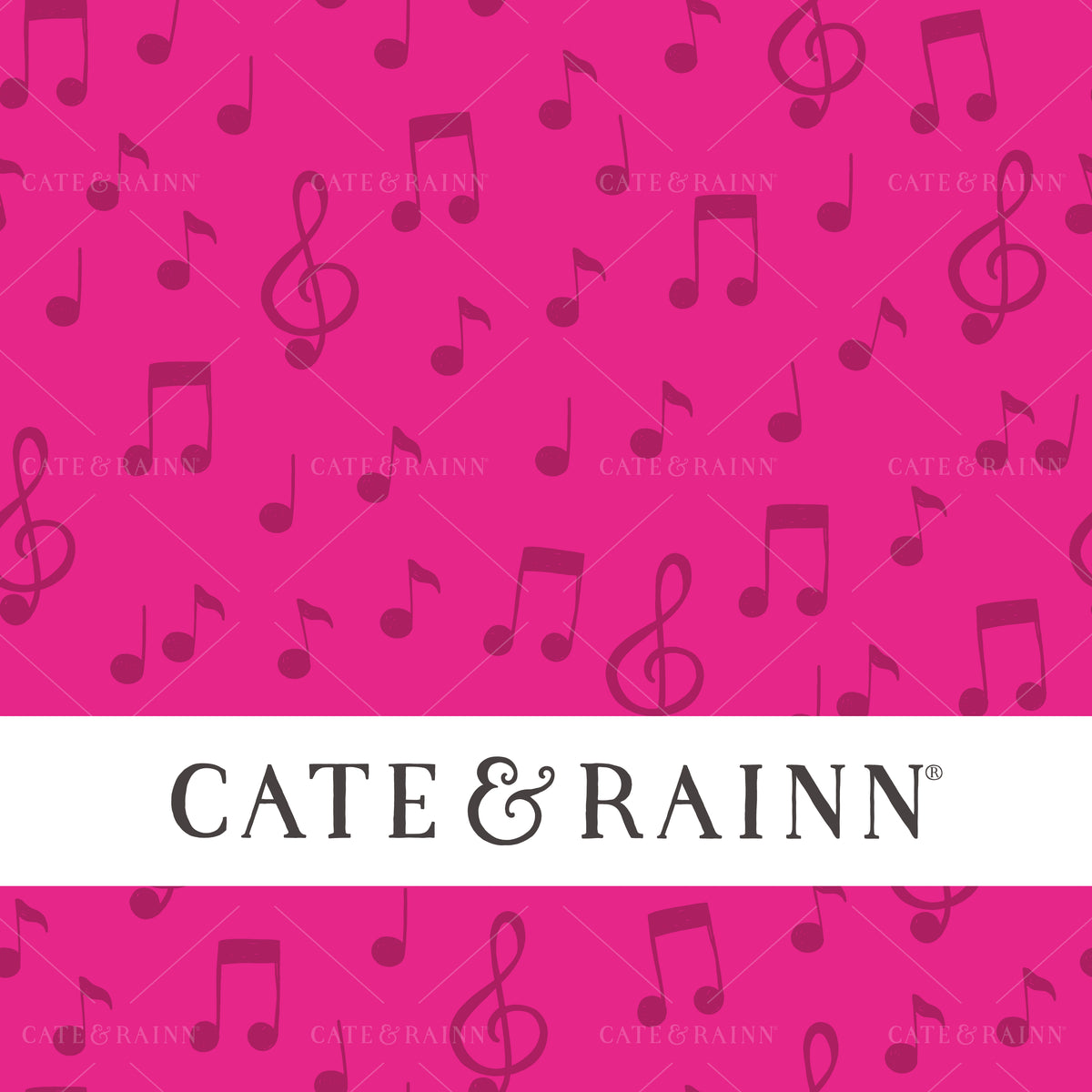 Music Notes Seamless Pattern by Cate and Rainn®