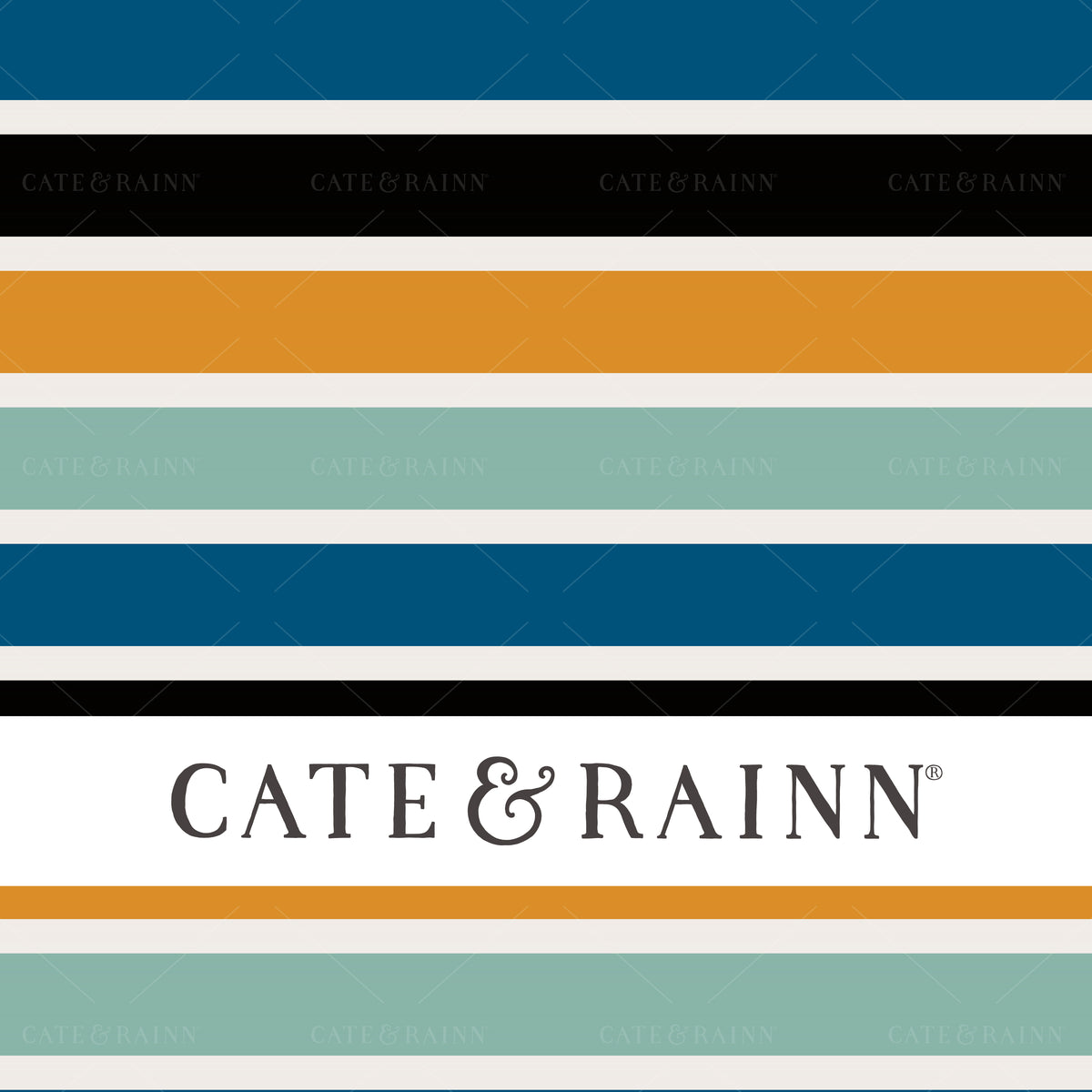Colorful Stripes Seamless Pattern by Cate and Rainn®