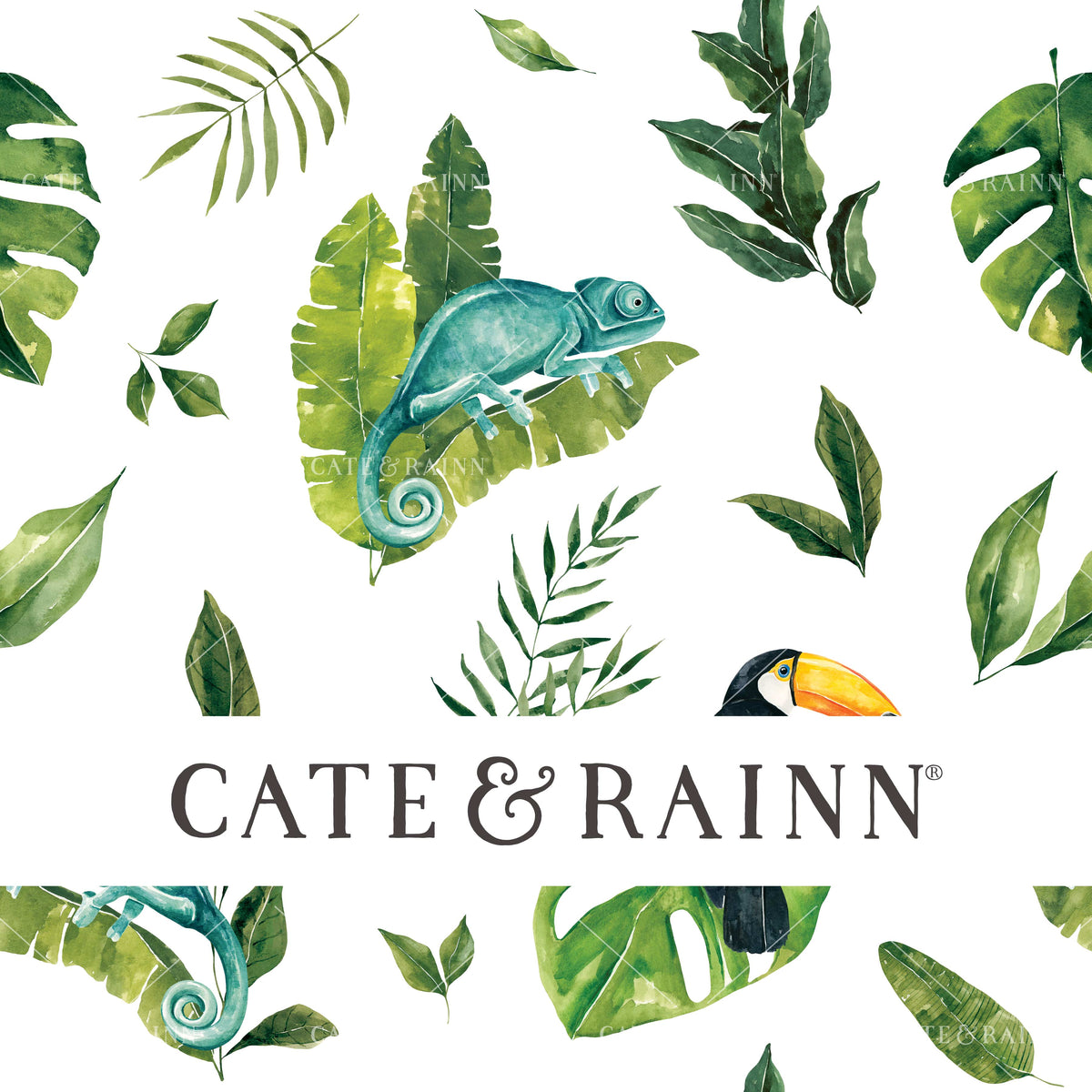 Jungle Animals Seamless Pattern | Tropical Jungle Collection