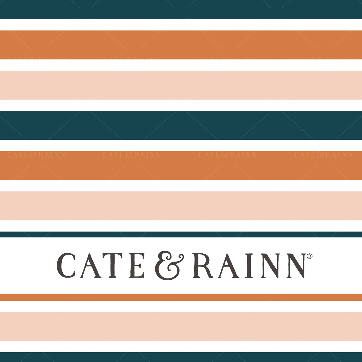 Orange and Pink Stripes Seamless Pattern | Tropical Jungle Collection