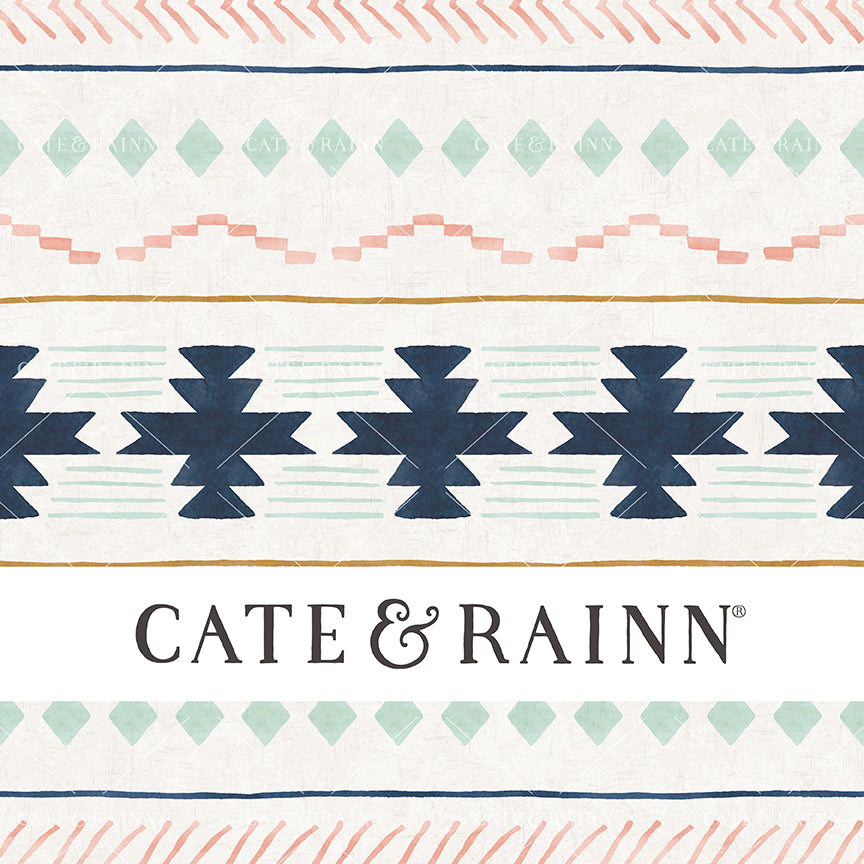 Pink and Mint Boho Tribal Inspired Seamless Pattern | Wanderlust Collection