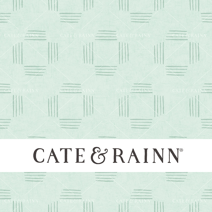 Mint Blue Boho Geometric Squares Seamless Pattern | Wanderlust Collection