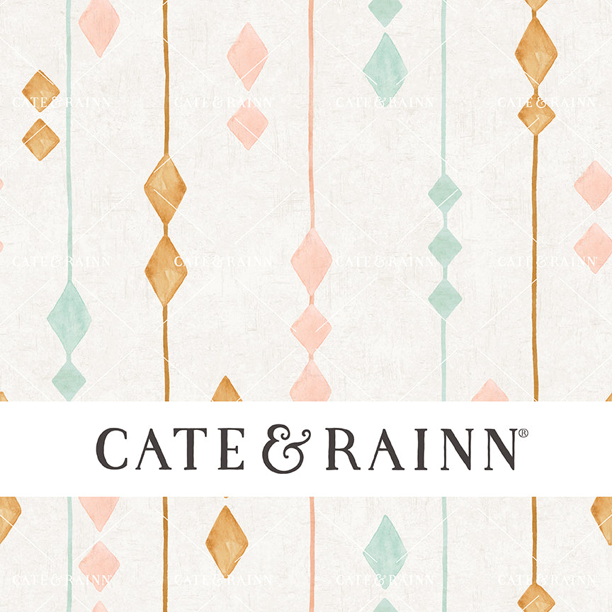 Pastel Whimsical Diamond Seamless Pattern | Wanderlust Collection