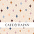 Colorful Retro Sparkles Seamless Pattern by Cate and Rainn®