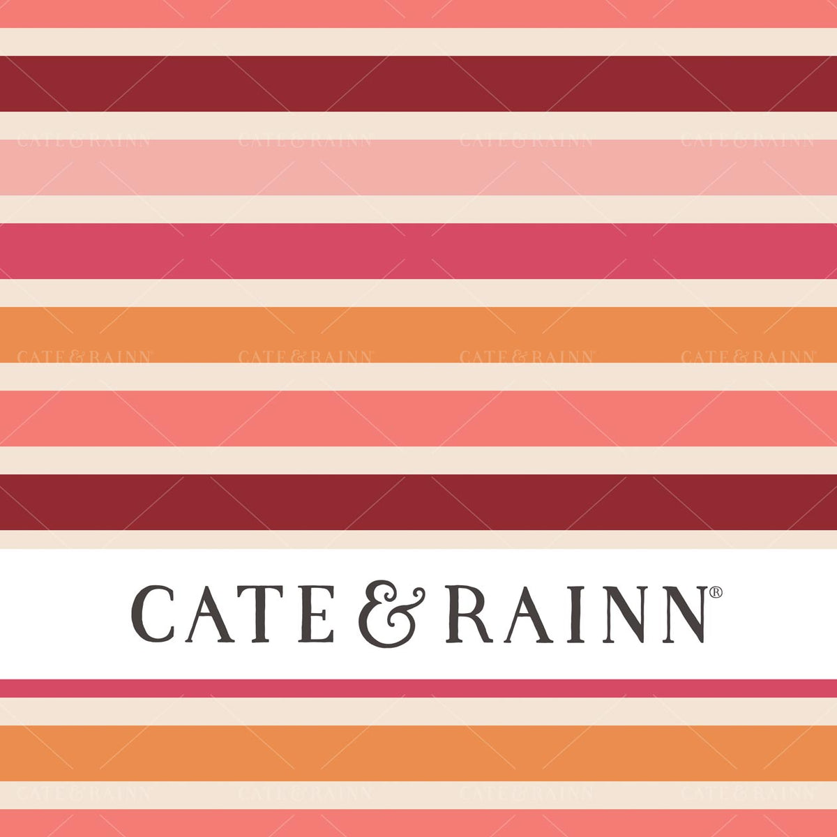 Red and Pink Retro Stripes Seamless Pattern | Whimsical Winter Candy Shoppe Collection