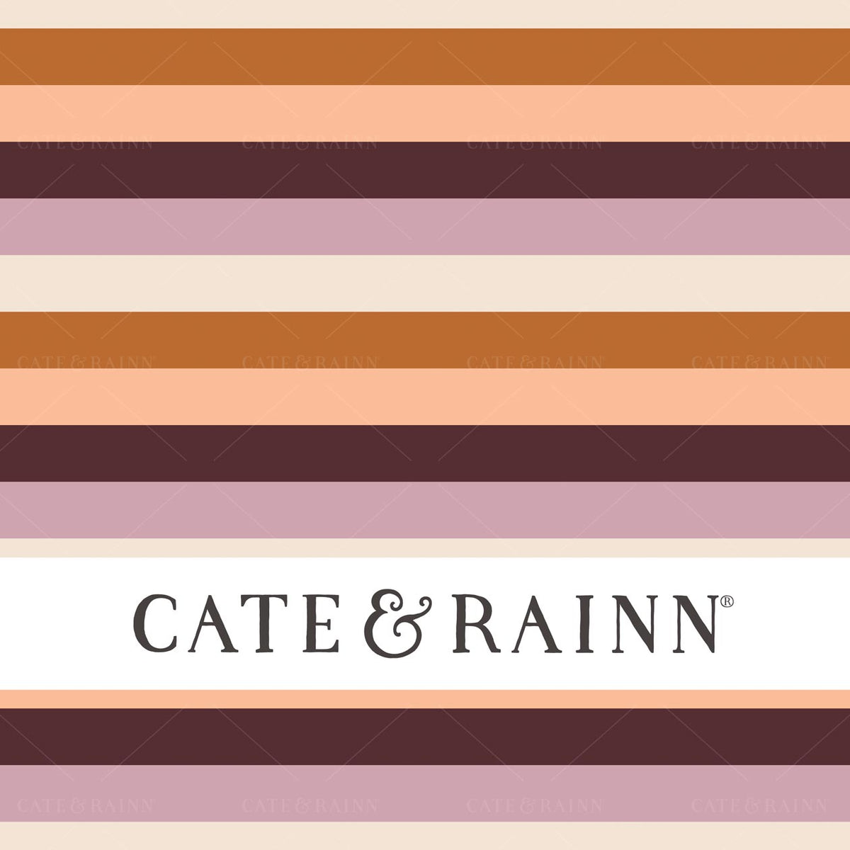 Retro purple and orange stripes seamless pattern design file by Cate &amp; Rainn®