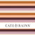 Retro purple and orange stripes seamless pattern design file by Cate & Rainn®