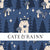 Winter Forest Yeti Seamless Pattern file by Cate & Rainn